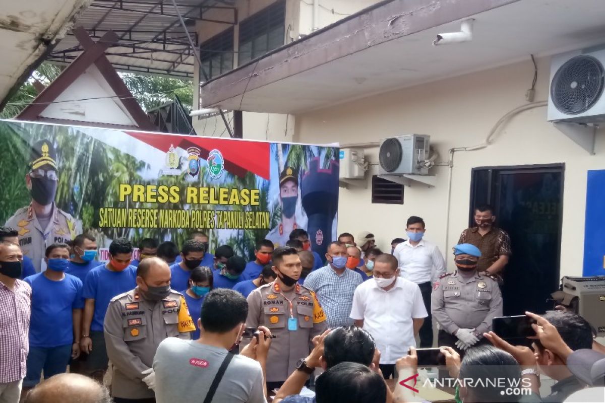 Narkoba di wilayah hukum Polres Tapsel sudah merasuk ke desa-desa