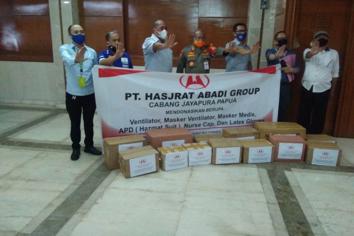Bantuan Alkes Hasjrat Abadi Grup Ke Pemprov Papua