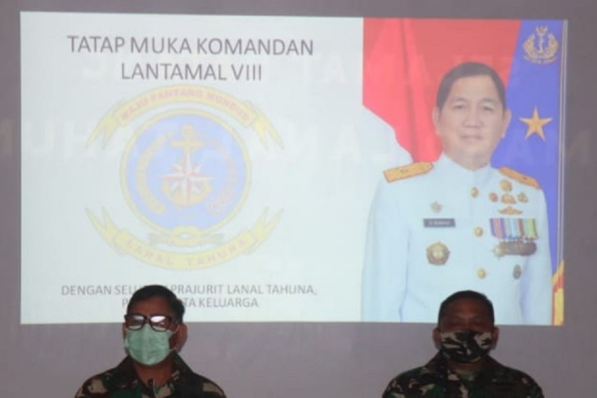 Danlantamal VIII tatap muka dengan personel Lanal Tahuna