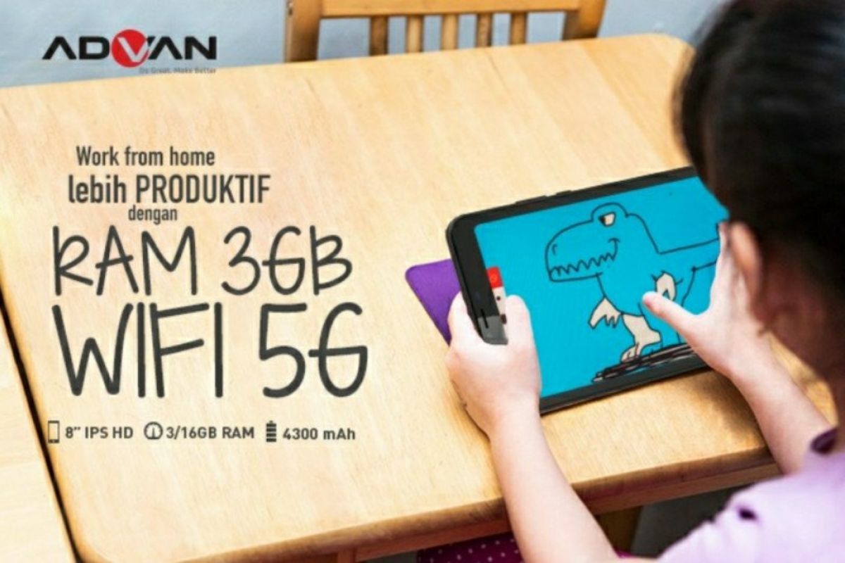 ADVAN Tab 8 diklaim dukung belajar online