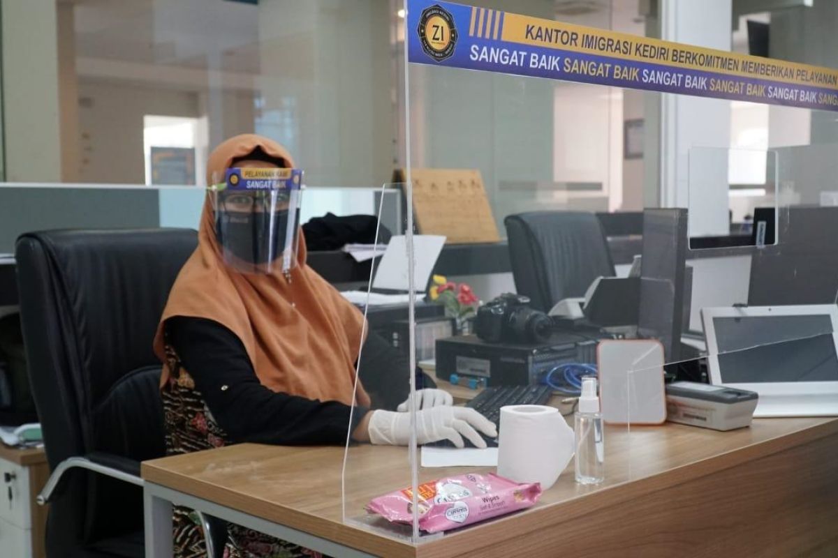 Kantor Imigrasi Kediri terapkan protokol kesehatan ketat pada era normal baru