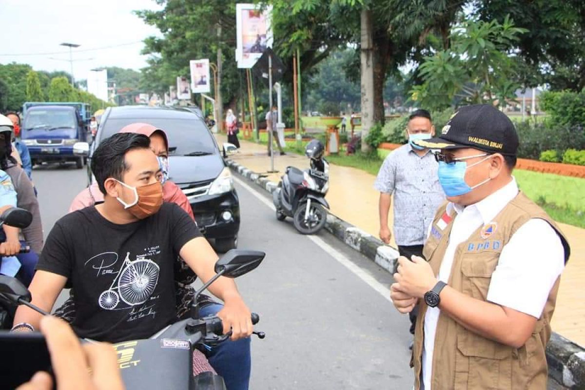 Pemkot Binjai sosialisasikan pakai masker ditempat umum