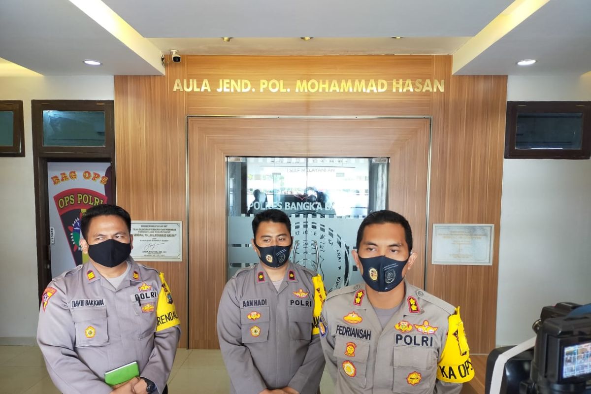 Hasil tes cepat empat personel Polres Bangka Barat reaktif