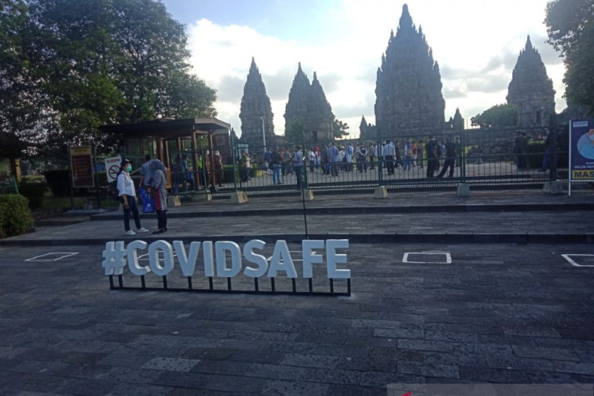 PT TWC lakukan simulasi penerapan "new normal" di Candi Prambanan