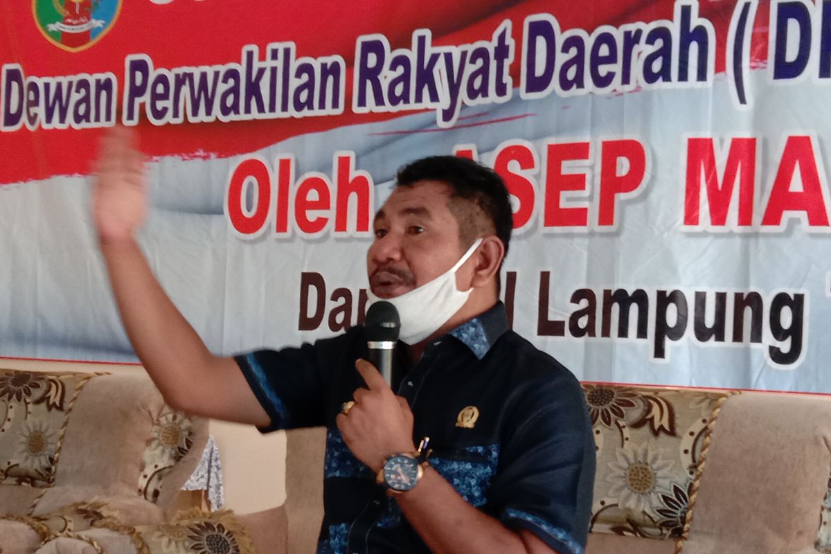 Anggota DPRD Lampung Asep Makmur perjuangkan kapal nelayan bisa dijaminkan di bank