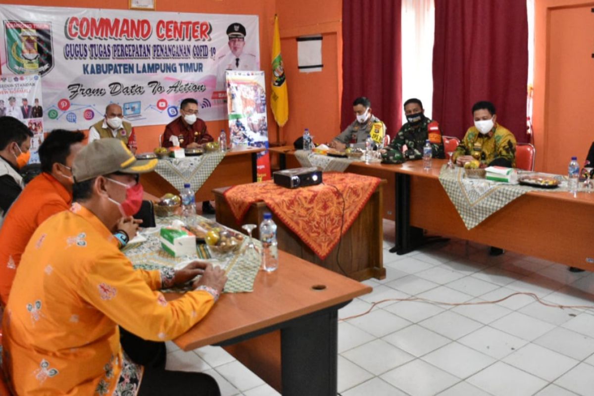 Bupati Lampung Timur paparkan kunci keberhasilan daerahnya bebas COVID-19 ke Gugus Tugas