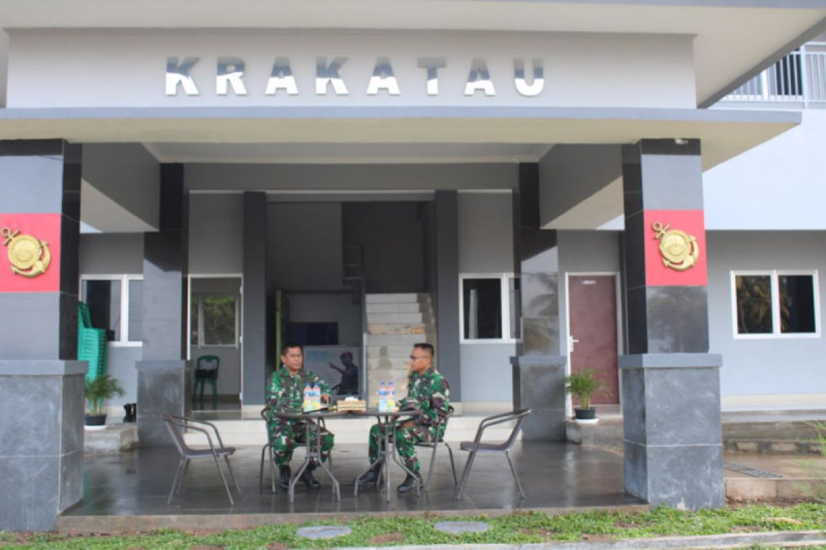 Danlanal Lampung kunjungi markas Puslatpurmar 8 Teluk Ratai