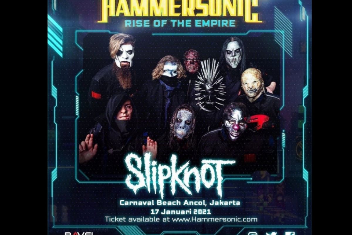 Slipknot bawa pasukan keamanan sendiri untuk tampil di Hammersonic