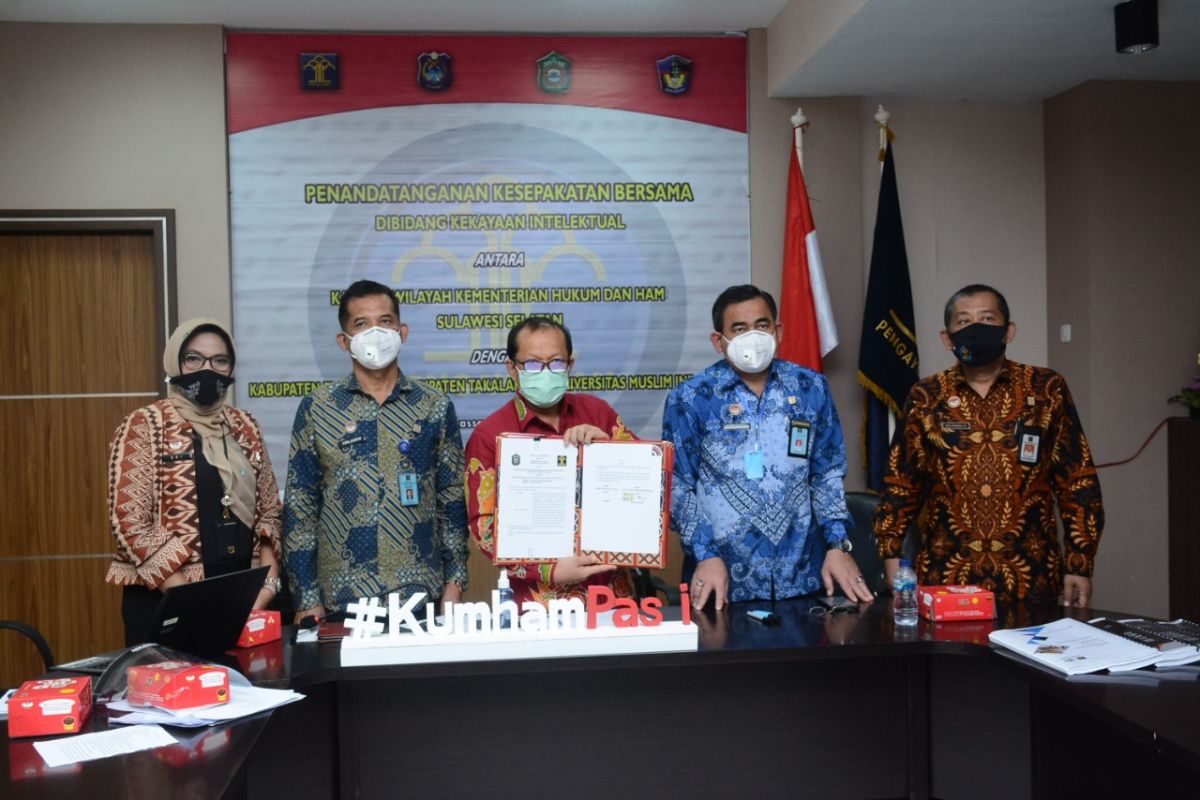 Kemenkumham Sulsel bersama Pemda-UMI jalin MoU kekayaan intelektual