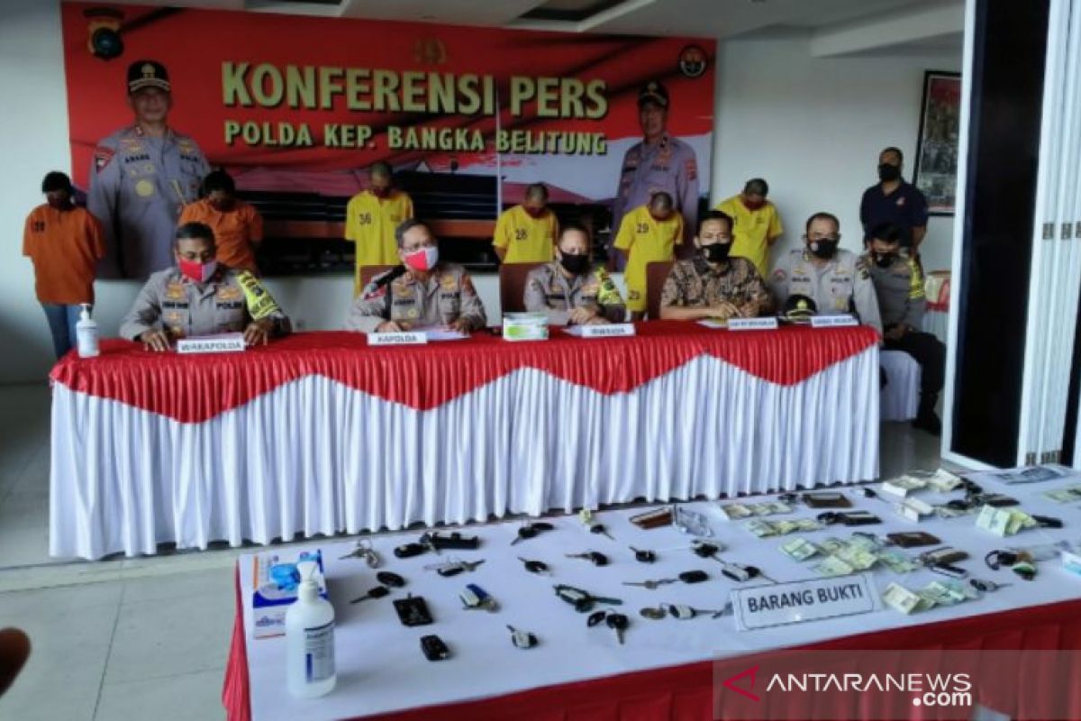 Polda Babel amankan 45 mobil hasil penggelapan