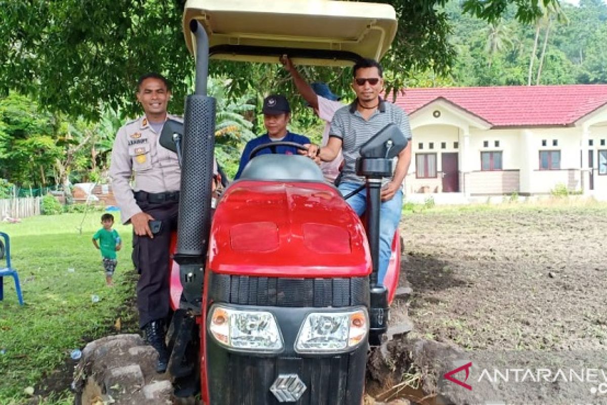 Polsek Leihitu manfaatkan lahan kosong tanam aneka pangan lokal