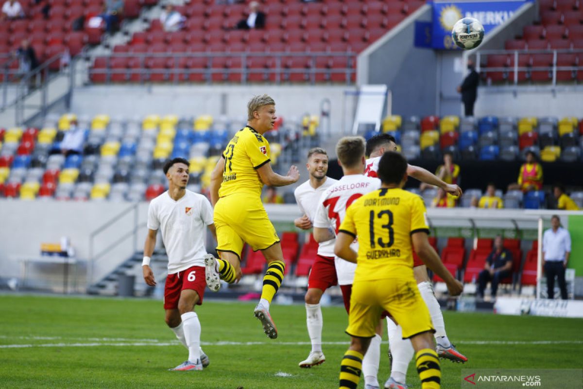 Gol Haaland amankan kemenangan tipis Dortmund atas Duesseldorf