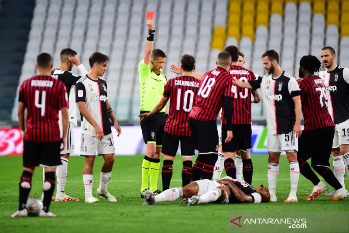 Lebih dari delapan juta orang tonton Juve vs Milan di layar kaca