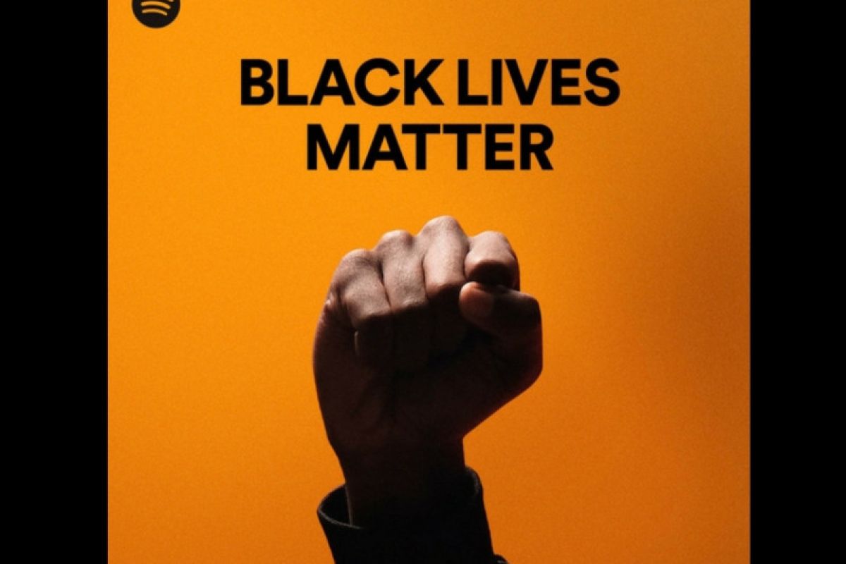 Spotify catat lonjakan pelanggan  playlist "Black Lives Matter"