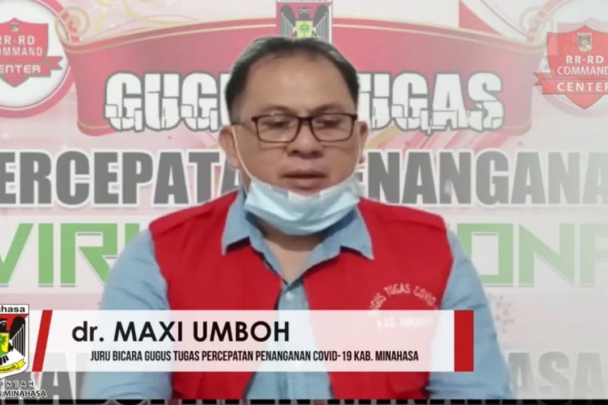 Minahasa 54 positif, kasus baru dari Tompaso Barat dan Tombulu