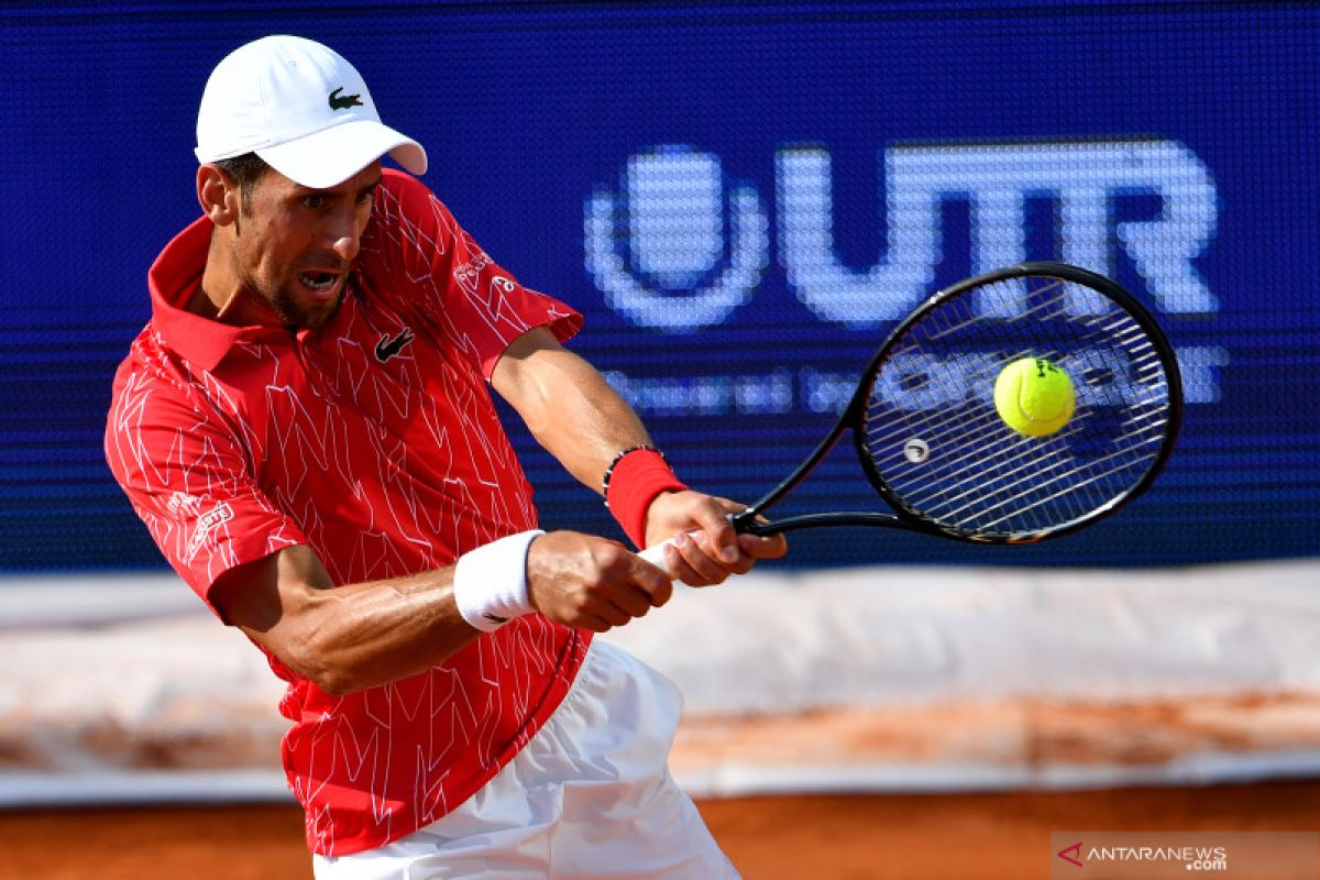 Novak Djokovic telan satu kekalahan pada laga pembukaan Adria Tour