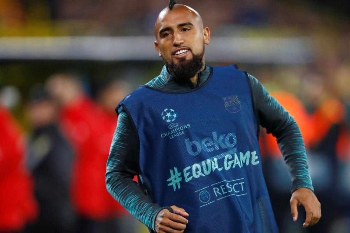 Vidal bilang Barca tak akan gentar dengan Bayern