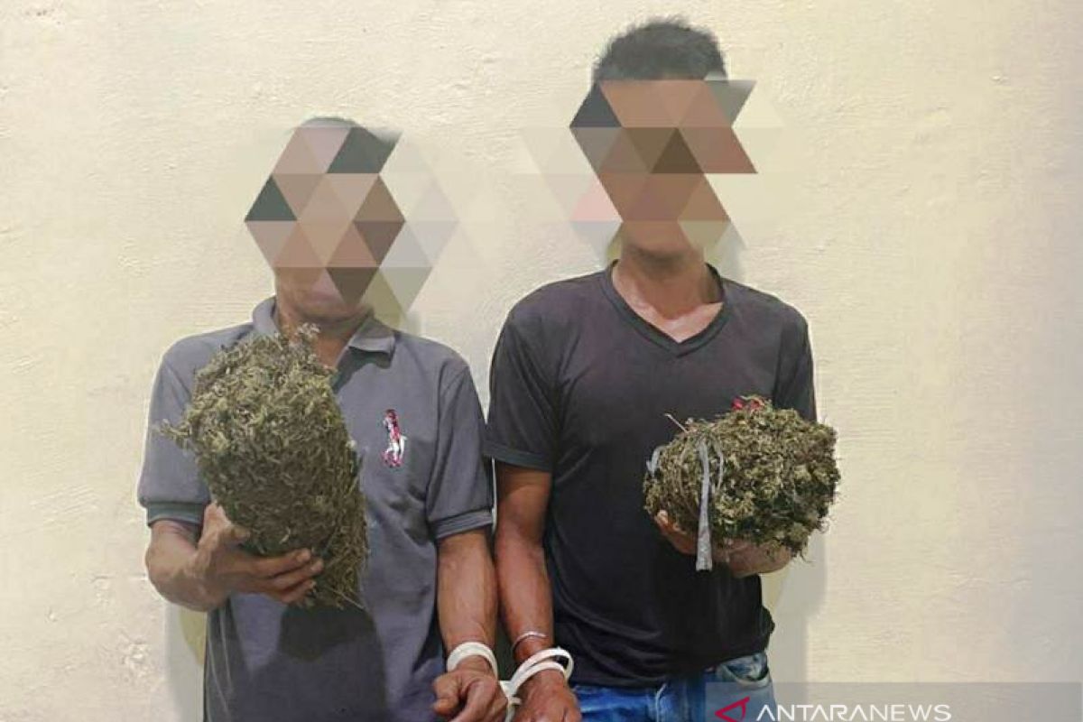 Polres Nagan Raya Aceh tangkap pengedar 6 kilogram ganja