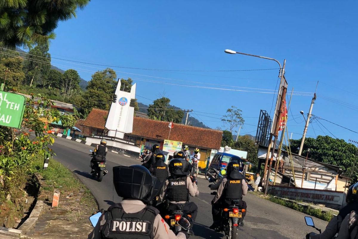 Antisipasi balap liar di jalur selatan, Polres Subang gelar patroli jalan raya