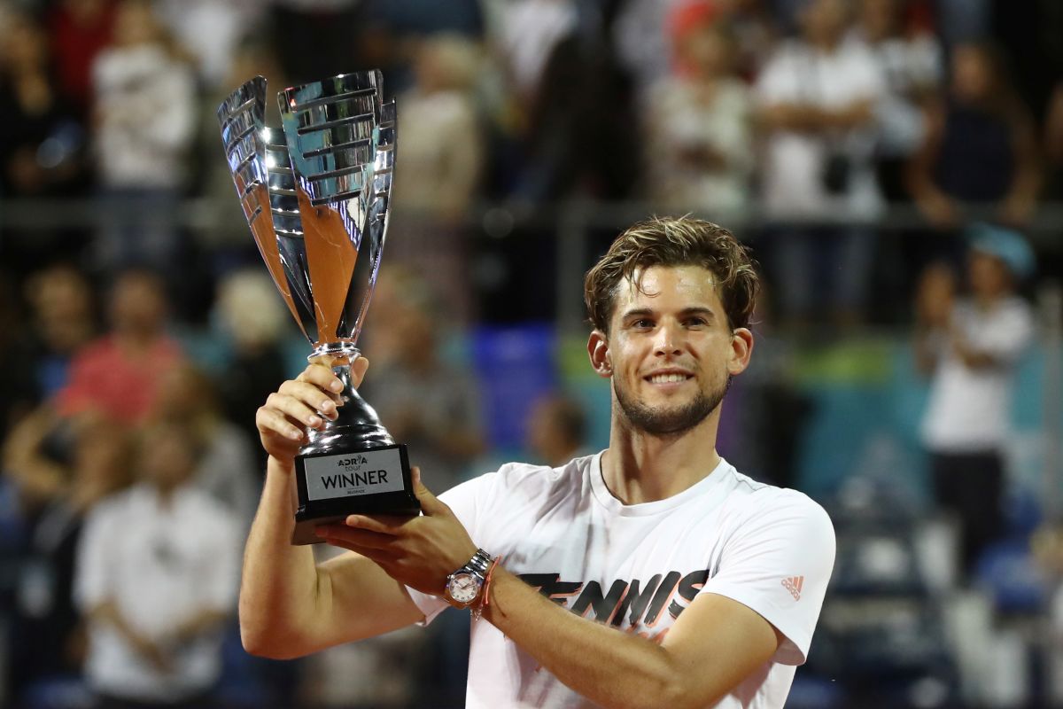 Dominic Thiem juara di Belgrade, Novak Djokovic hanyut dalam emosi