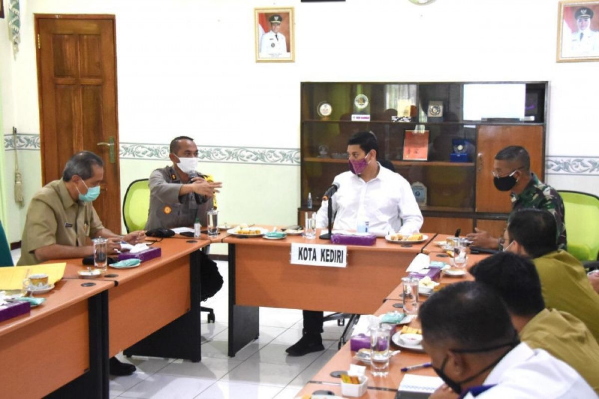 Masih zona oranye, Wali Kota Kediri evaluasi penanganan COVID-19