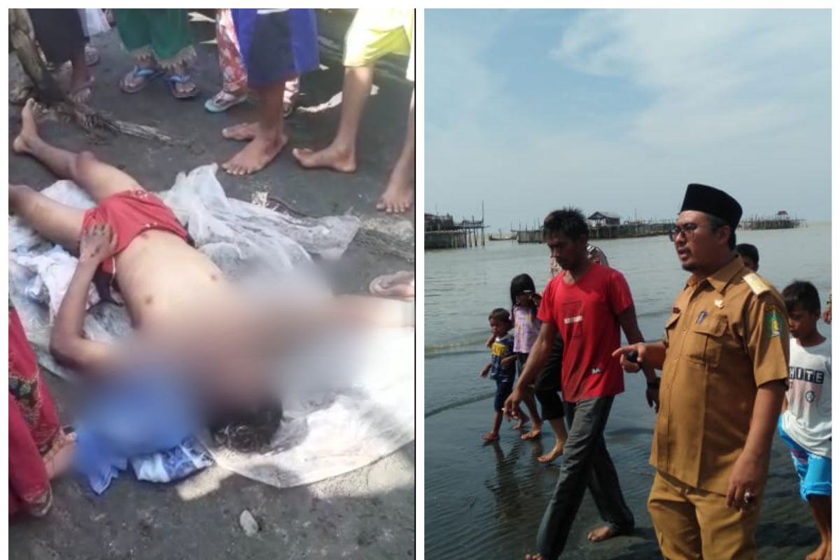 Novriansyah tewas tenggelam di Pantai Jaring Halus Secanggang Langkat