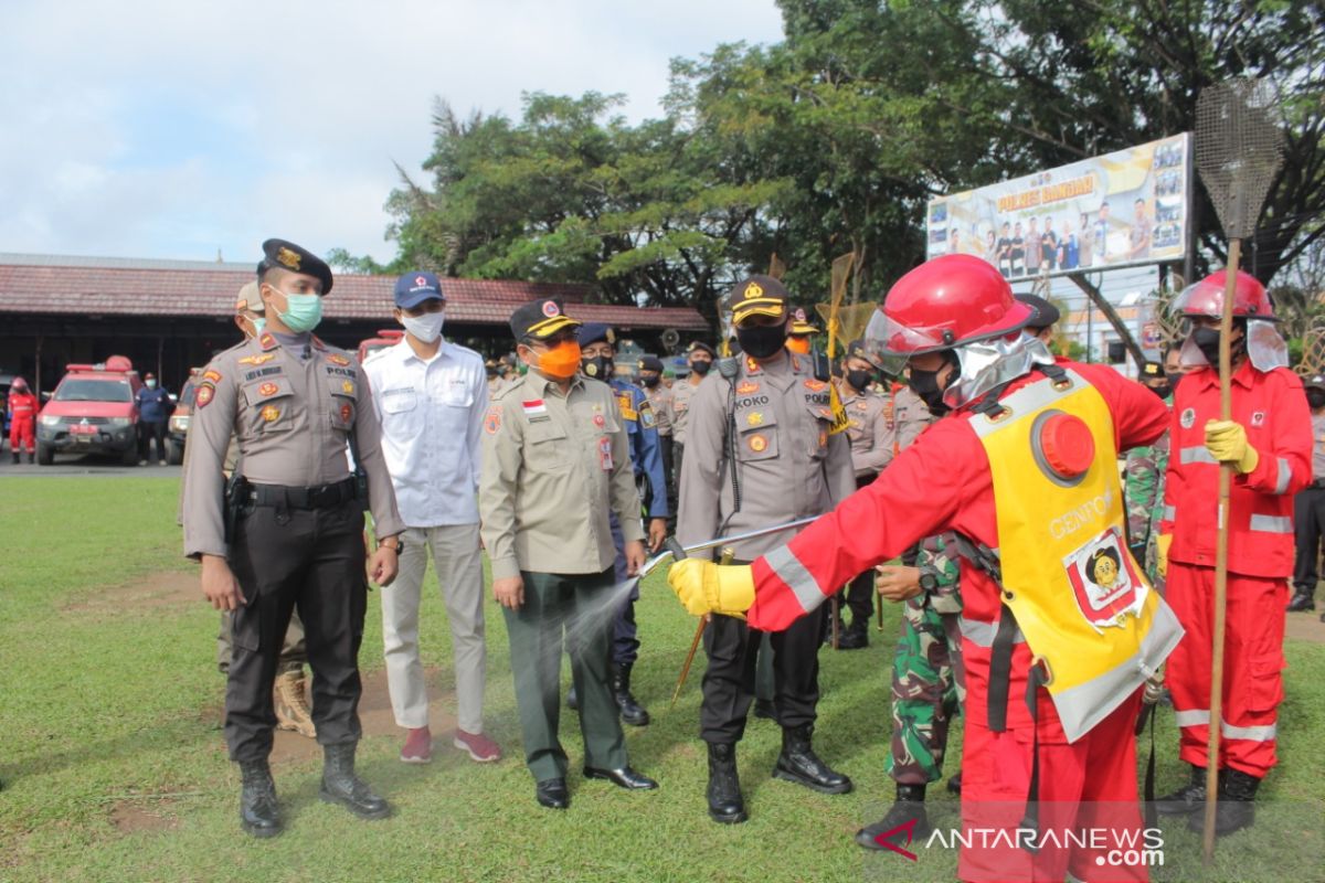 Polres Banjar apel siaga karhutla