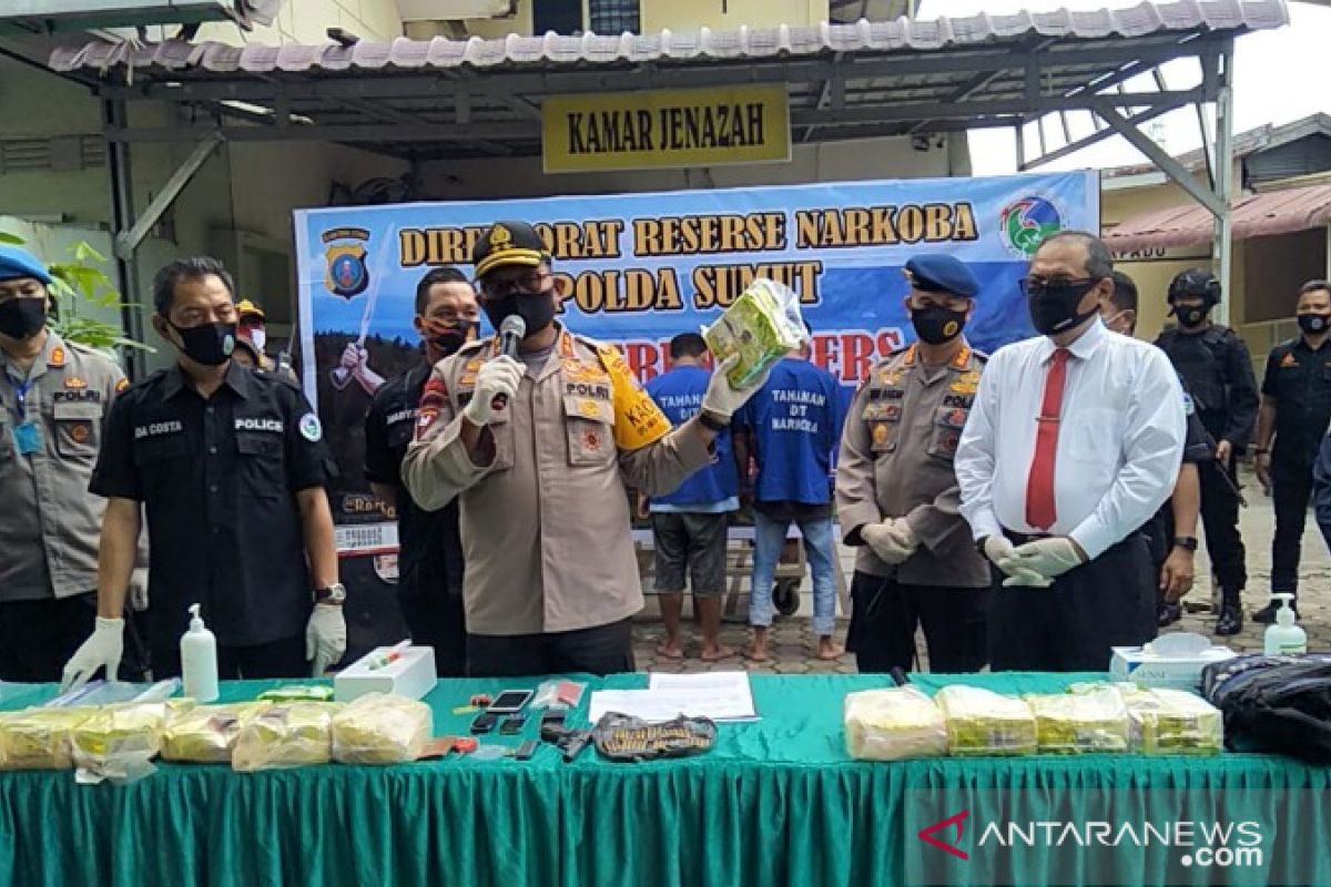 Polisi tembak mati bandar narkoba di Sumut