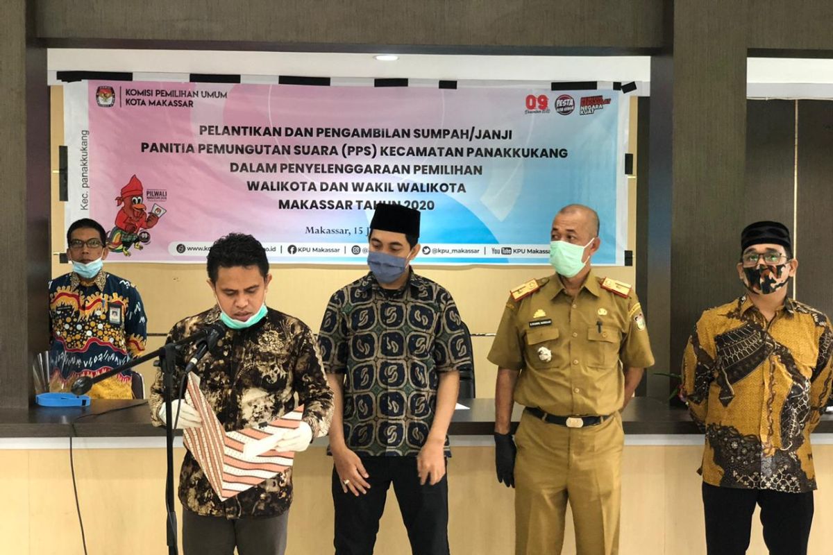 KPU Kota Makassar lantik 491 anggota PPS