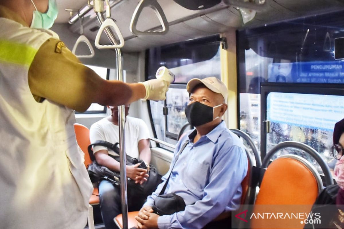 20 bus gratis angkut 260 penumpang dari Stasiun Bojonggede dan Cilebut