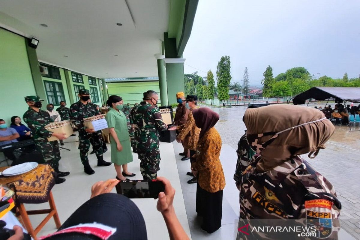 Di tengah COVID, HUT ke-60 Korem 143 Kendari berlangsung sederhana