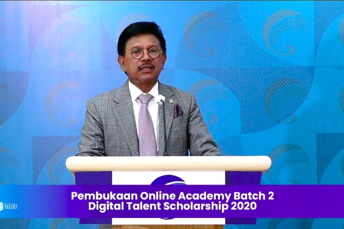 Kominfo membuka program "Digital Talent Scholarship" 2020