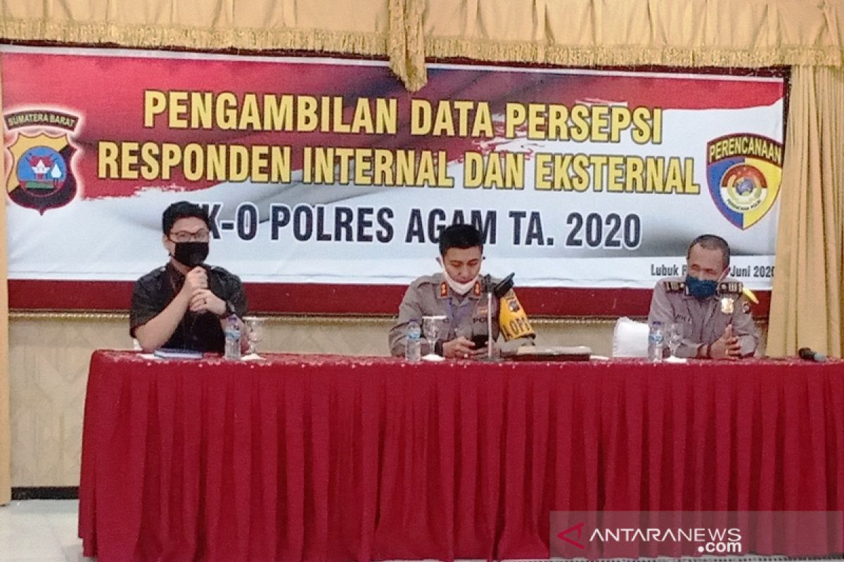 Polres Agam libatkan mitra nilai kinerja program 2019