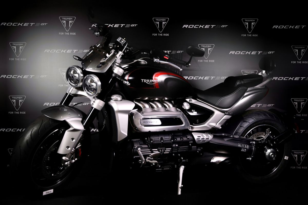 Triumph Rocket 3 GT rupa tangguh dengan performa tinggi