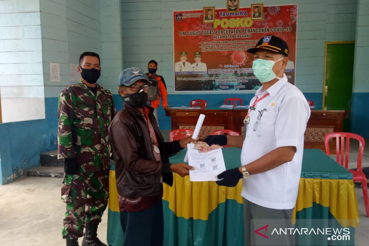 131 keluarga di Pulau Enggano terima BST COVID-19