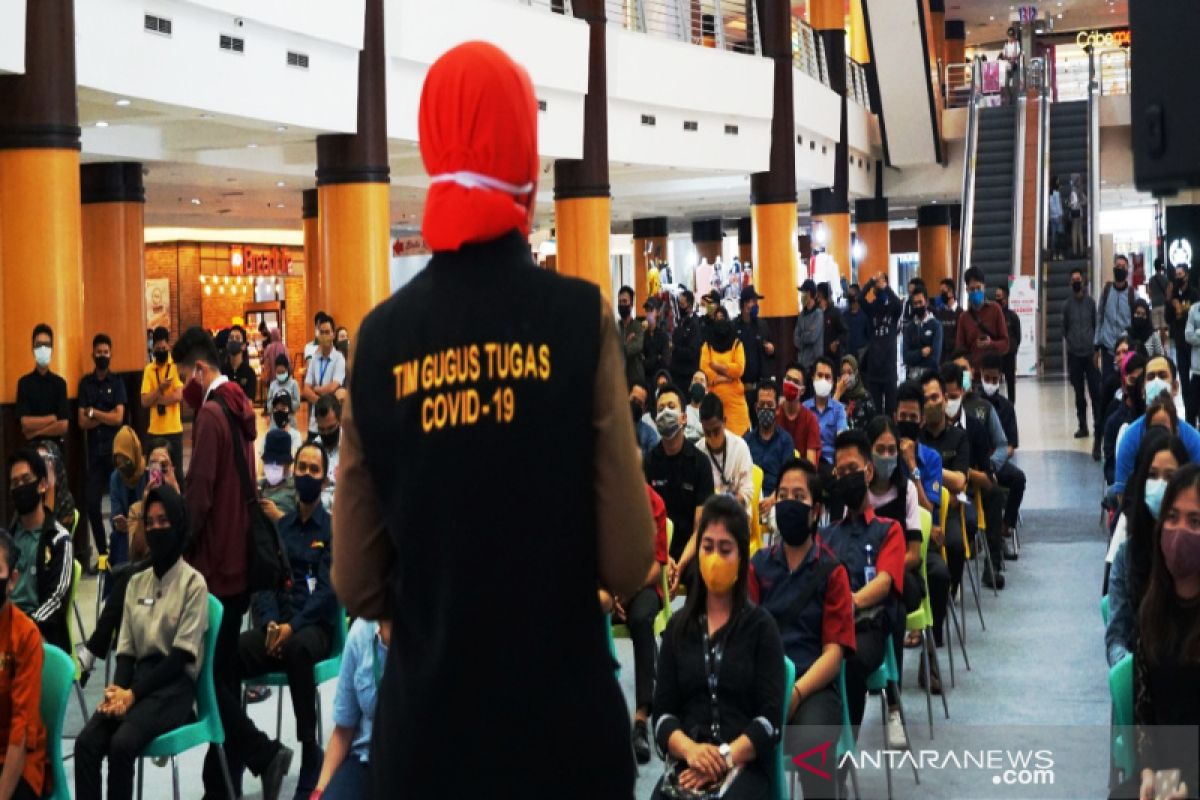 Duta Mall dan Dinkes Banjarmasin gelar sosialisasi pencegahan COVID-19 pasca PSBB