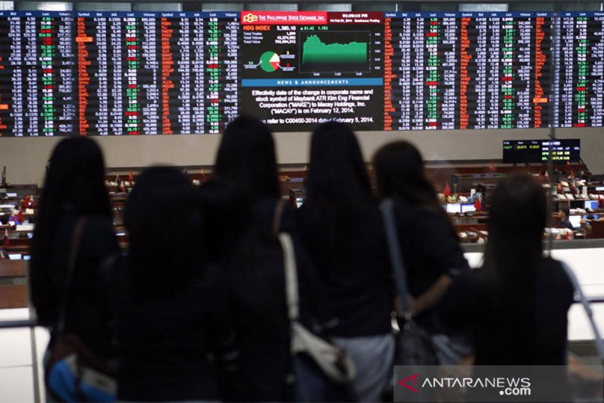 Saham Filipina raih untung hari ke 4, Indeks PSE melambung 1,05 persen