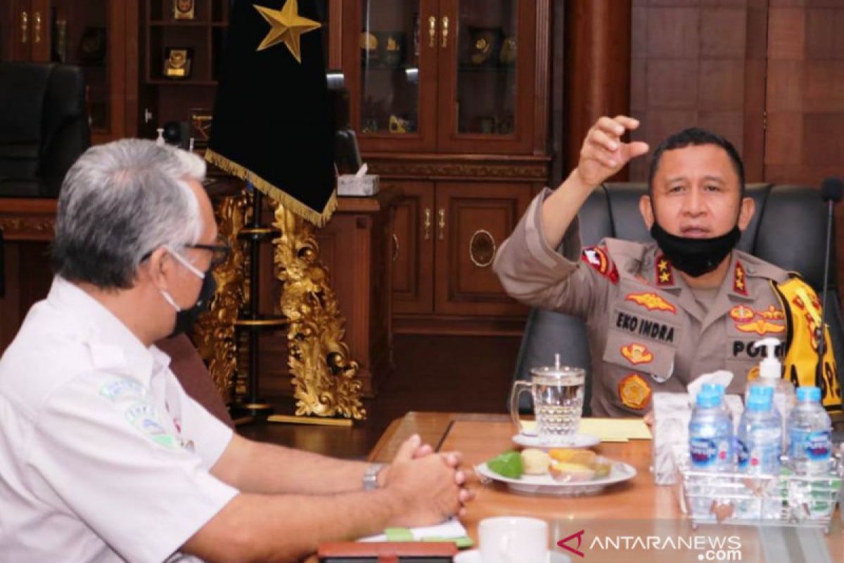 BMKG Palembang koordinasi dengan Polda Sumsel antisipasi karhutla