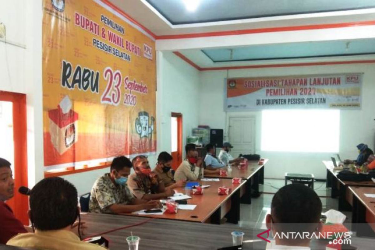 KPU Pesisir Selatan gelar sosialisasi tahapan lanjutan pemilihan kepala daerah