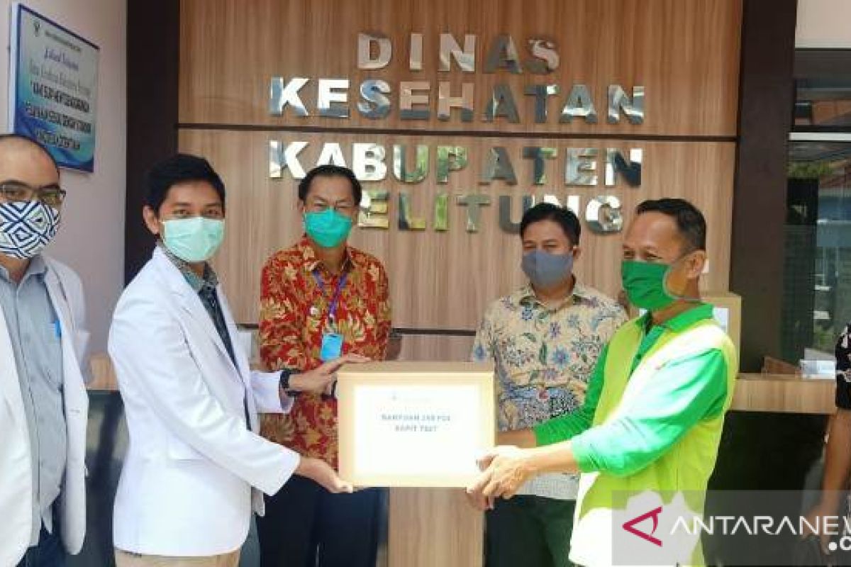 PT Timah rapid test gratis bantu mahasiswa Belitung