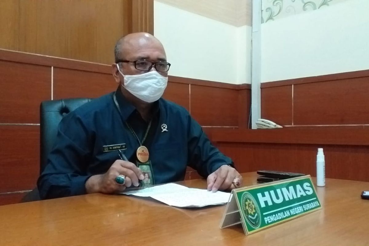 Empat pegawai PN Surabaya reaktif tes cepat COVID-19