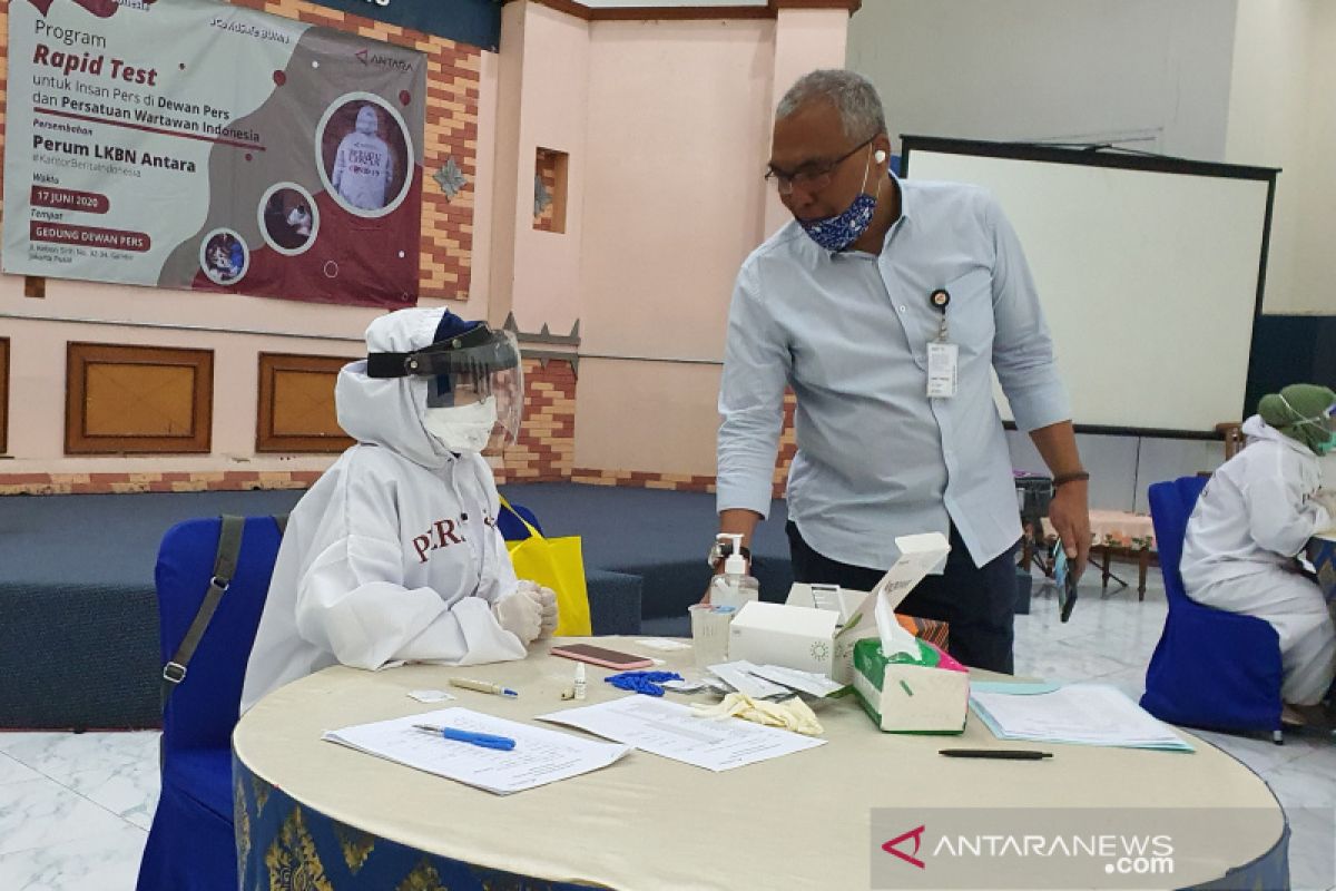 ANTARA selenggarakan "rapid test" di PWI dan Dewan Pers