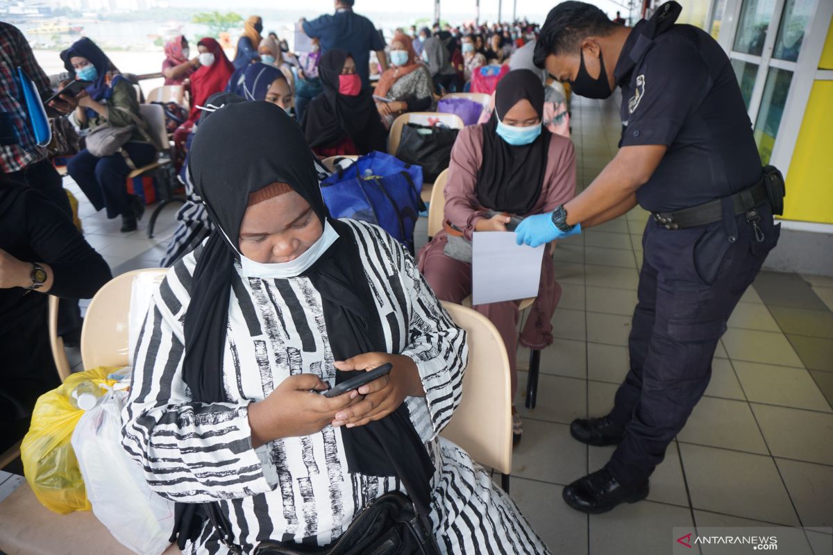 135 pekerja migran ilegal dipulangkan ke Tanjungbalai