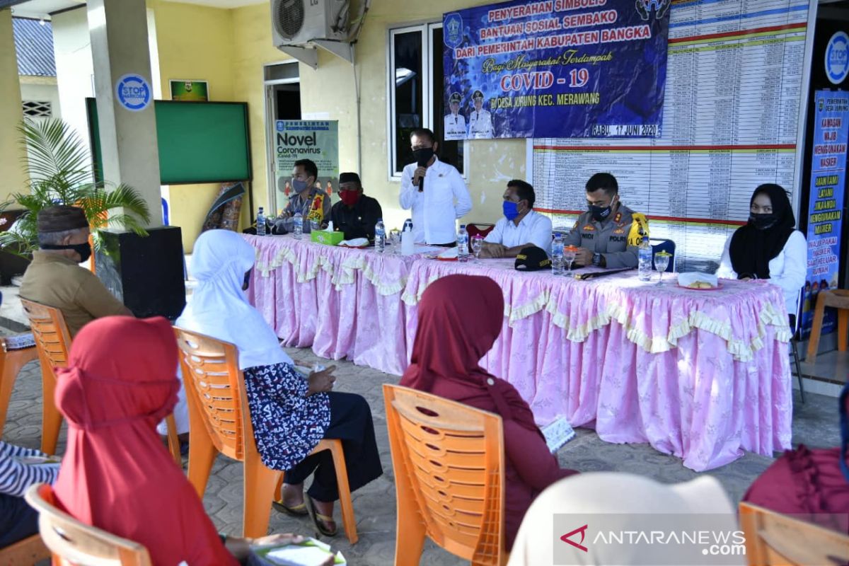 Pemerintah Kabupaten Bangka salurkan 28.706 paket sembako