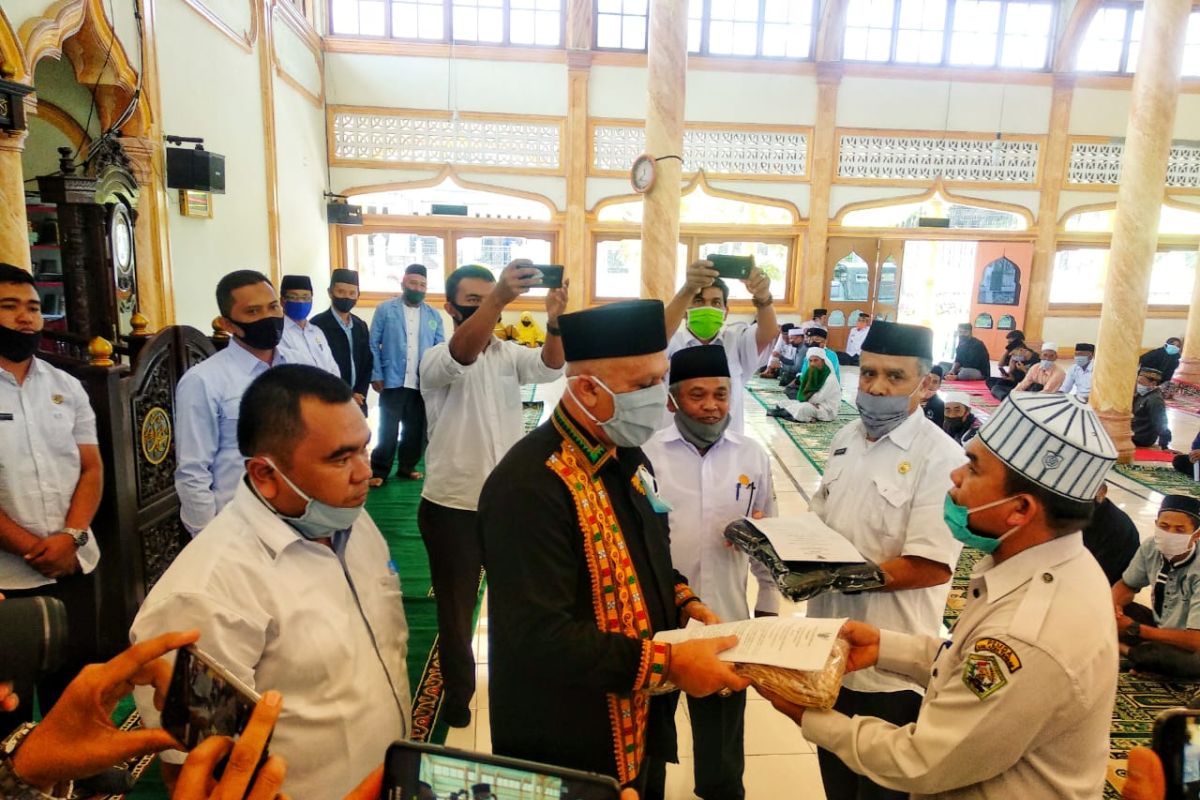 Setiap jiwa penduduk Aceh Tengah gratis dua masker dari pemerintah