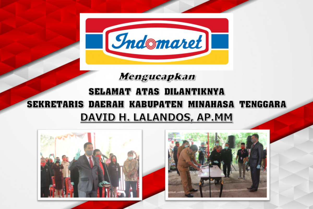 Indomaret - Pelantikan Sekda Kabupaten Minahasa Tenggara