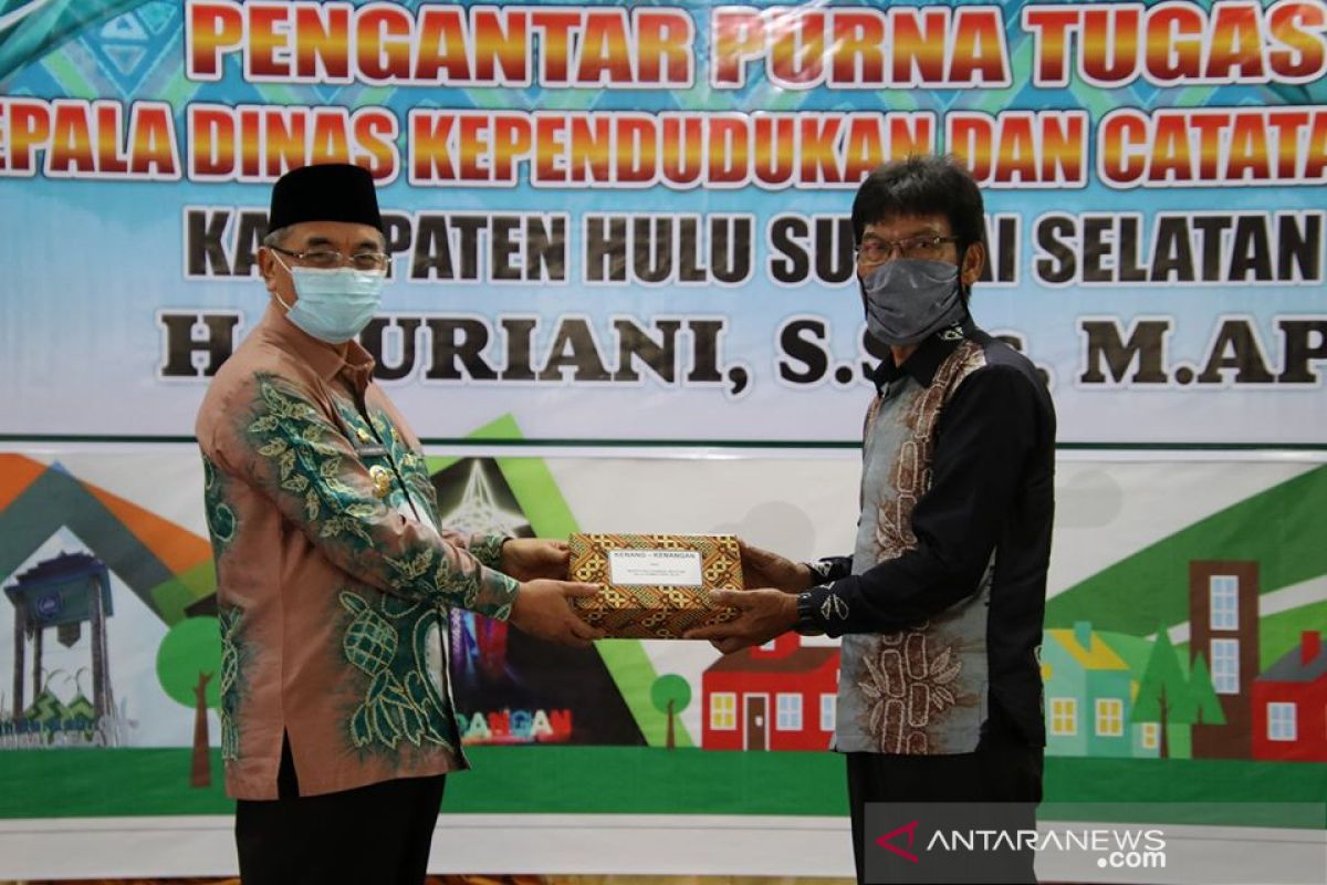 Pemkab HSS laksanakan pelepasan purna tugas satu pejabat daerah