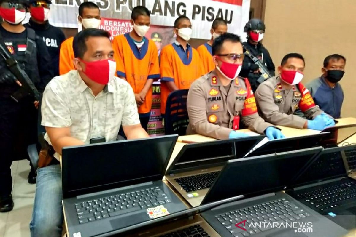 Polisi ringkus kawanan pencuri laptop sekolah di Pulpis