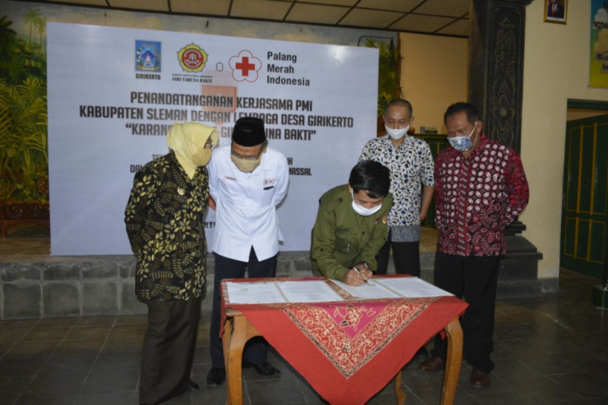 Karang Taruna Desa Girikerto siap rutin pasok darah ke PMI Sleman
