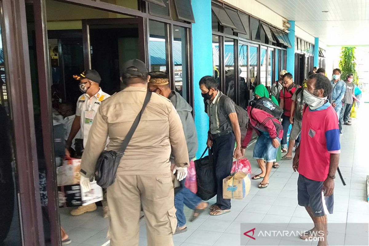 364 warga Sorong Raya yang tertahan di Jayapura akhirnya bisa pulang